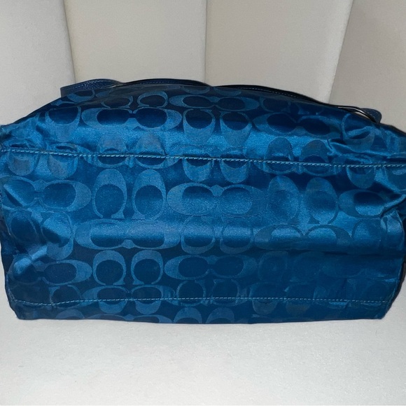 Coach Blue Signature Tote Bag - Picture 5 of 9